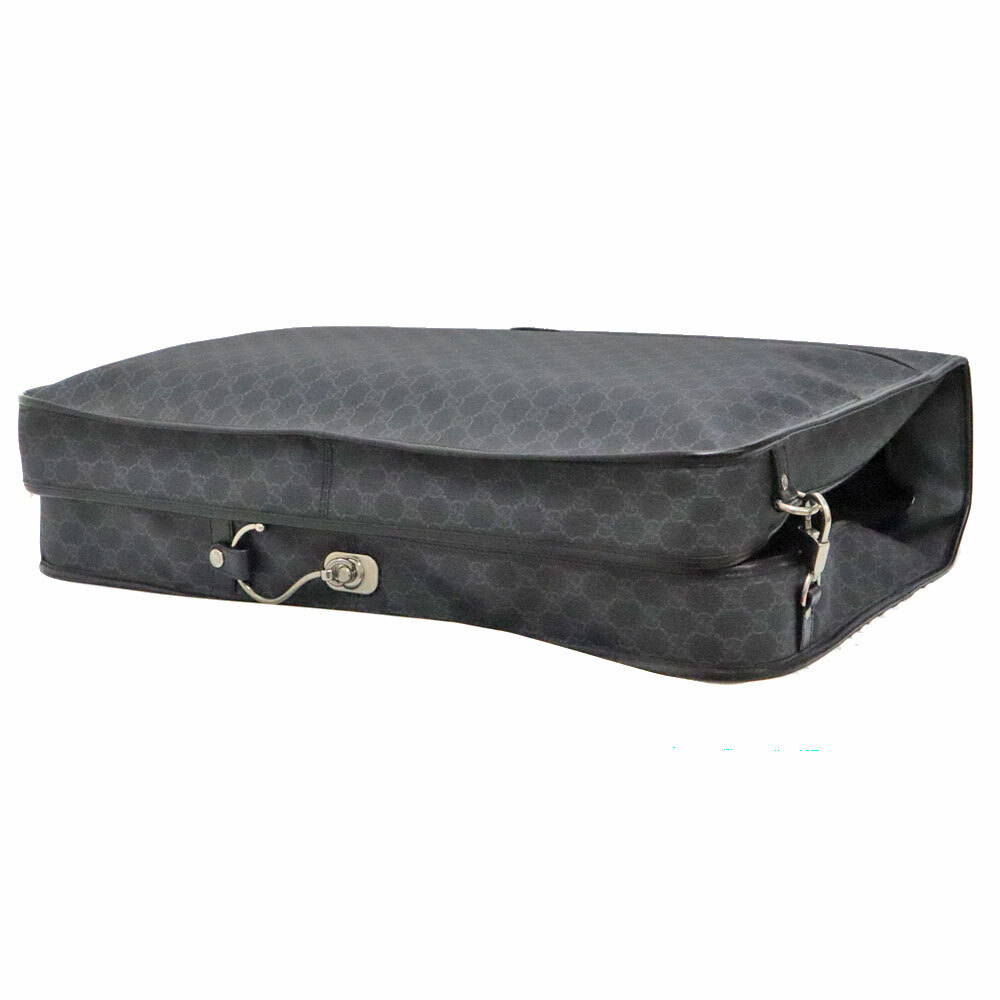 Gucci Garment Case Suit Bag Black Leather - Picture 4 of 6
